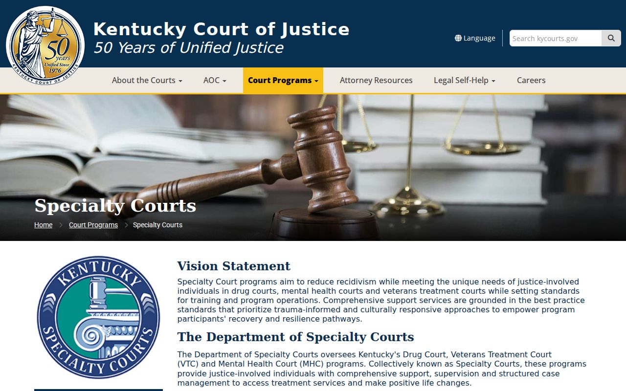 Warren County criminal court cases Kentucky specialty courts