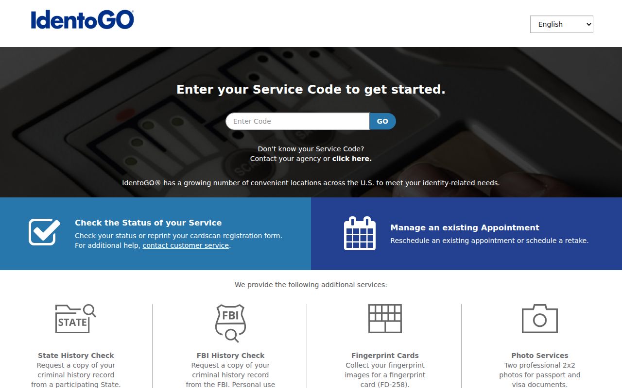 Warren County sex offender check IdentoGO fingerprint enrollment source
