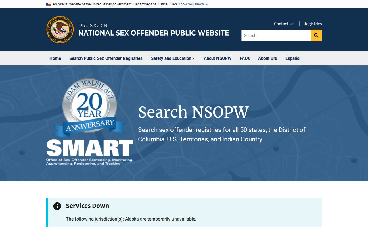 Warren County sex offender check national registry search source
