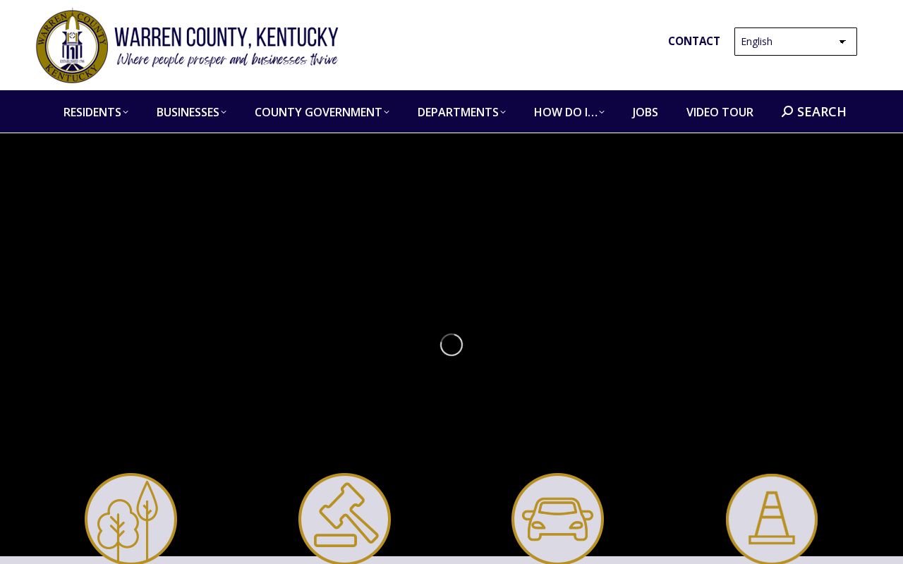 Official Warren County government website used to locate record custodians